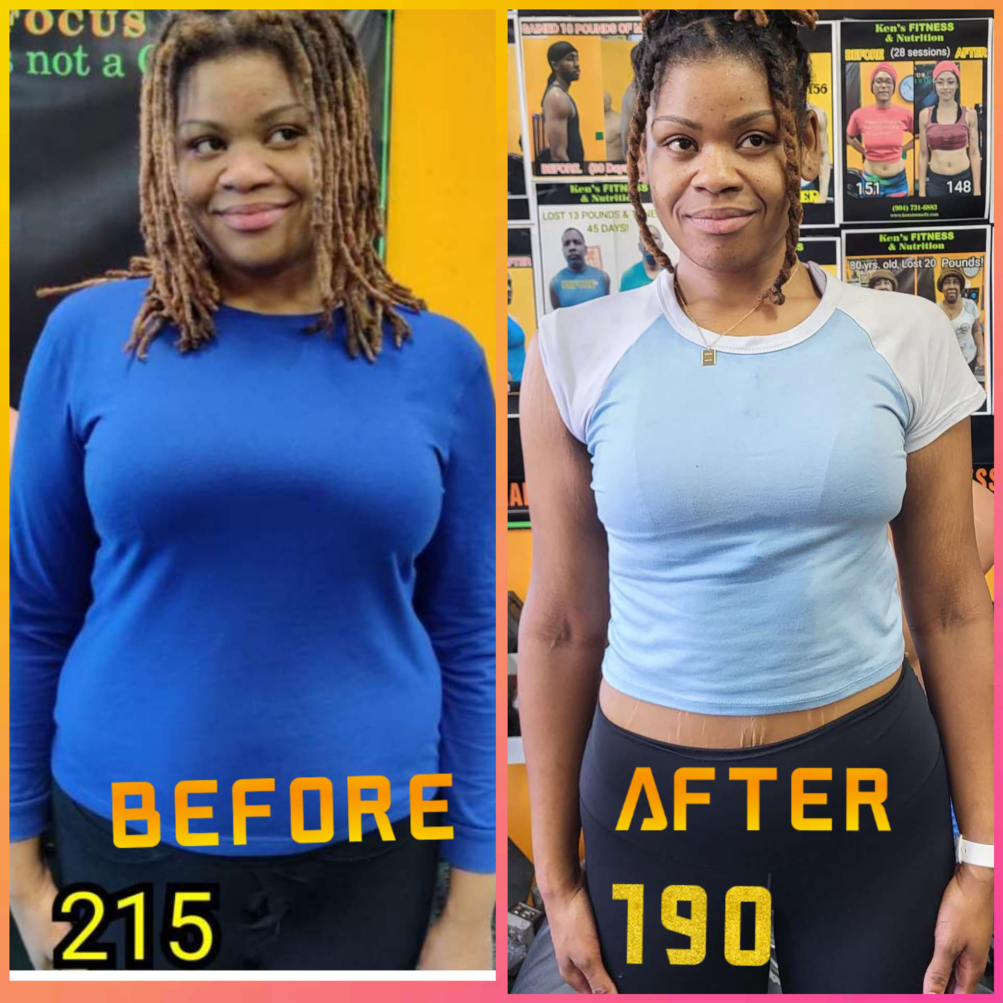 Woman Weight Comparison