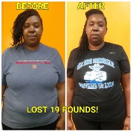 Woman Lost 19 Pounds