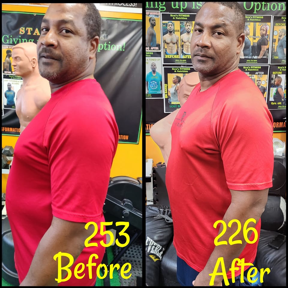 Mature Man's Body Result After Personal Training