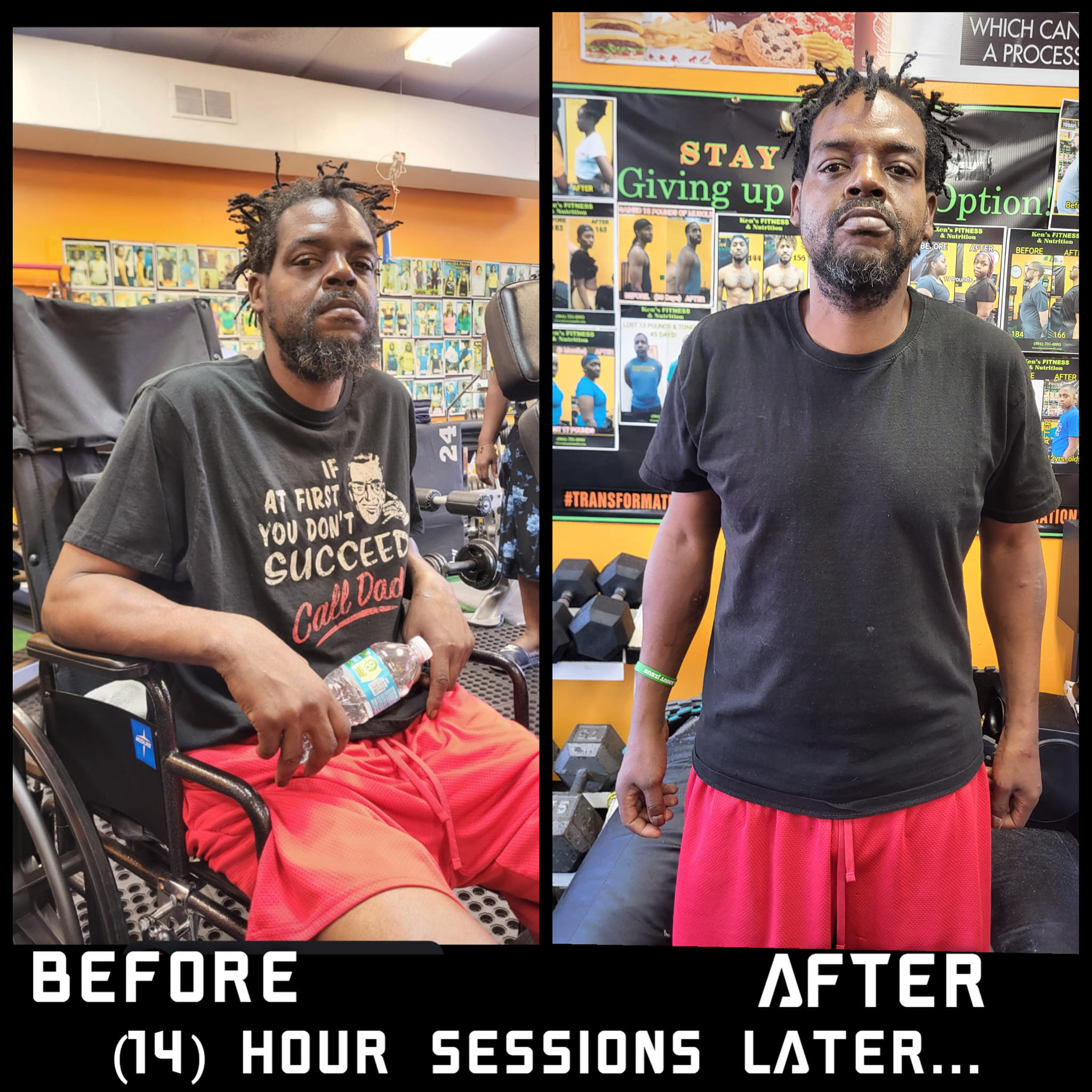 Before And After Of Training Sessions