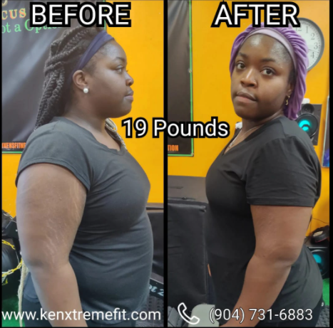 Woman Sideview Losing 19 Pounds
